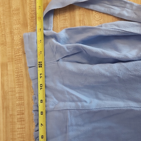 SIENNA SKY Women's Light Blue Wide-Leg Pants, size L - Picture 9 of 12